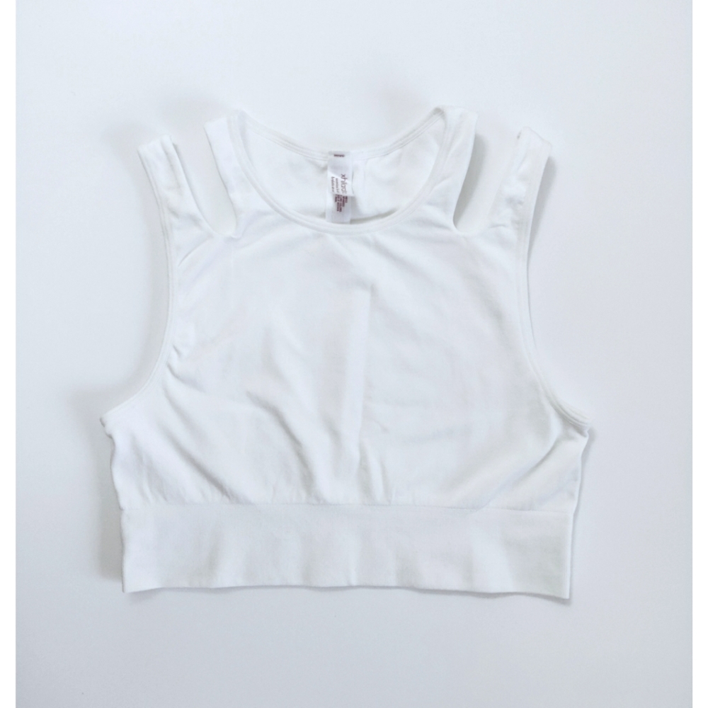White Xhilaration Sports Bra